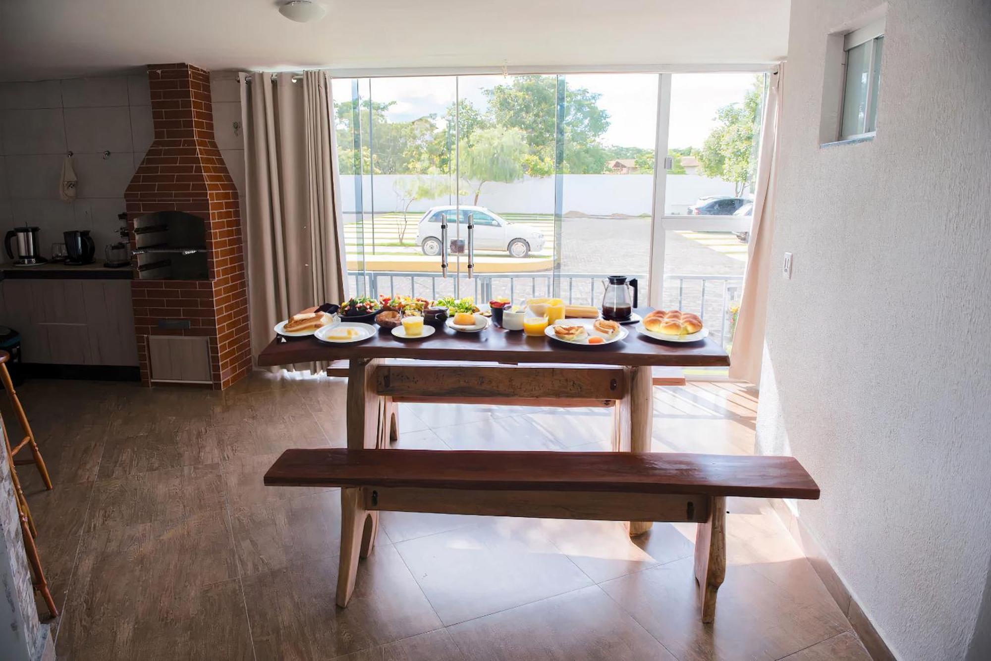 Apartamento Enseada Nautico Caldas Novas - Go ภายนอก รูปภาพ